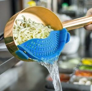 Clip-on Silicone Strainer/Flexible-Fits all Size